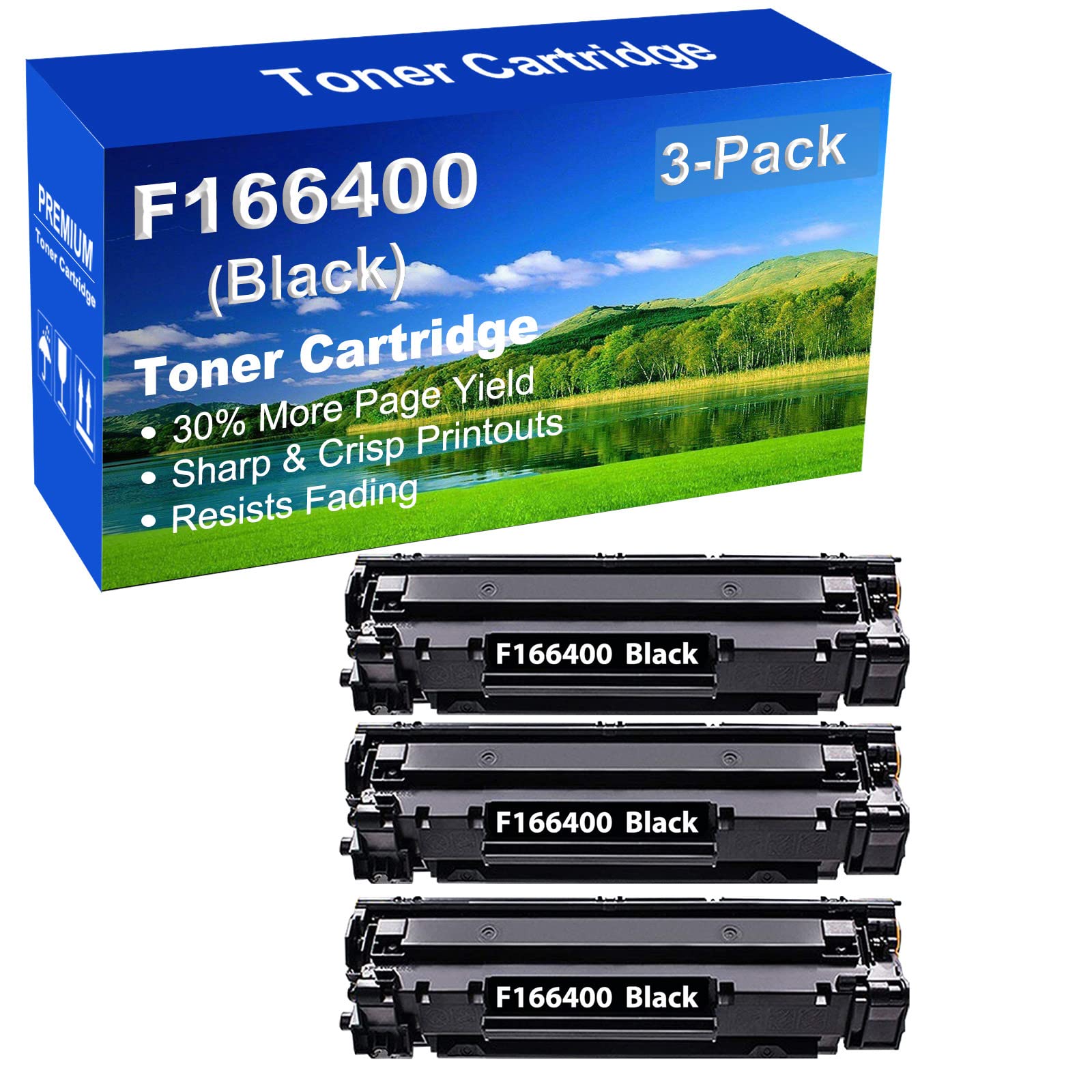 Amazon.com: 3-Pack Compatible High Capacity F166400 Printer Cartridge ...