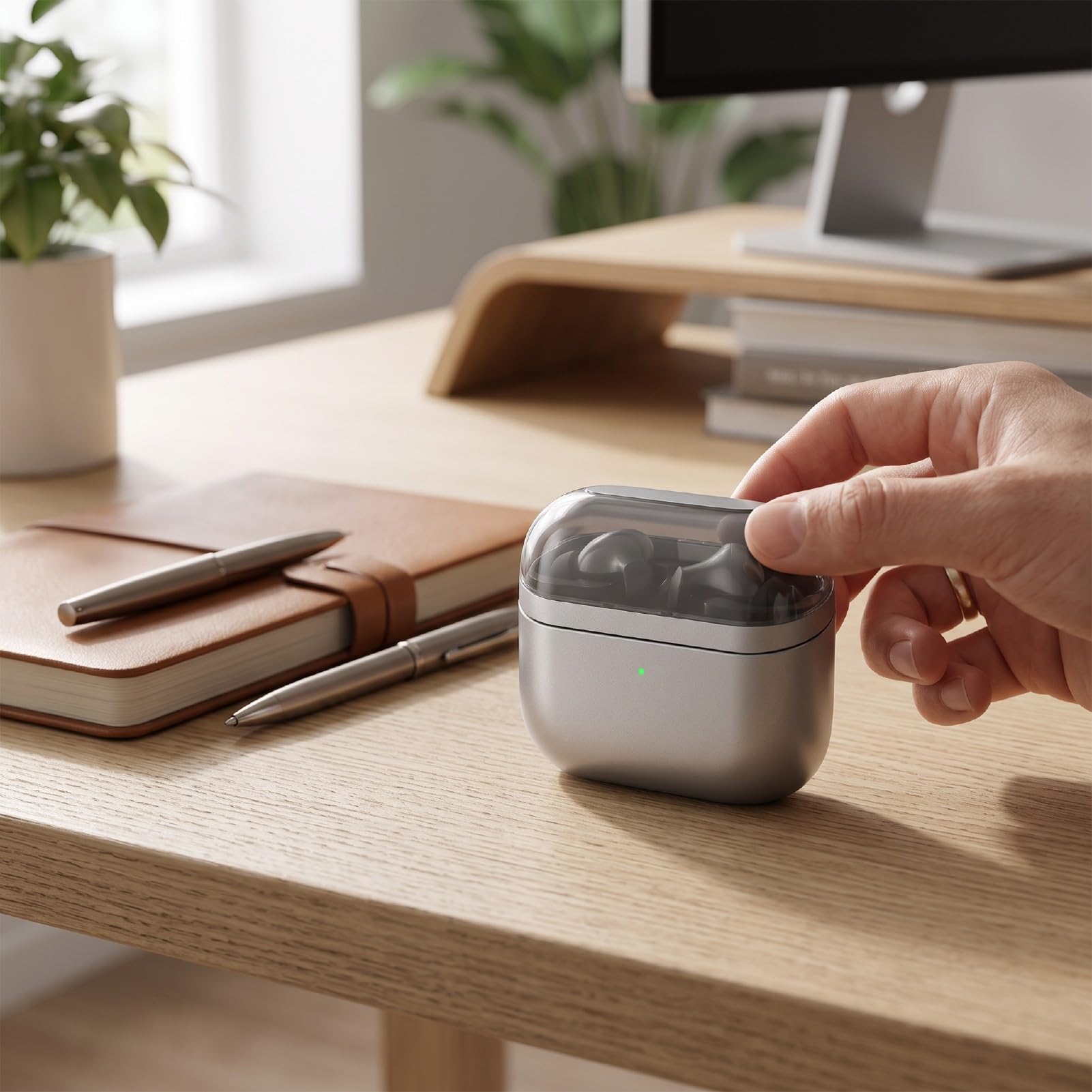 Custodia di Ricarica per Buds 3 FE, 450mAh, Ricarica USB C | Scocca in ABS, Connessione Bluetooth, Ricarica Wireless e Cablata, Ideale per il Pendolarismo e Compatibile con Buds 3 FE.