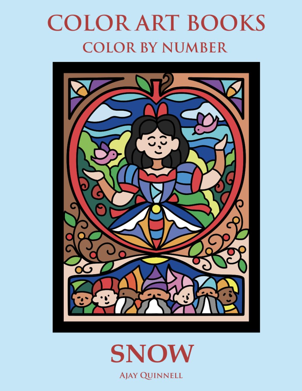 Snow - Color By Number Book : Superior paper edition