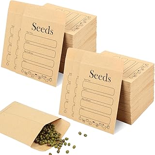 Joyberg 156 PCS Seed Envelopes 3.15”x 4.72”, Seed Packets Envelopes ...