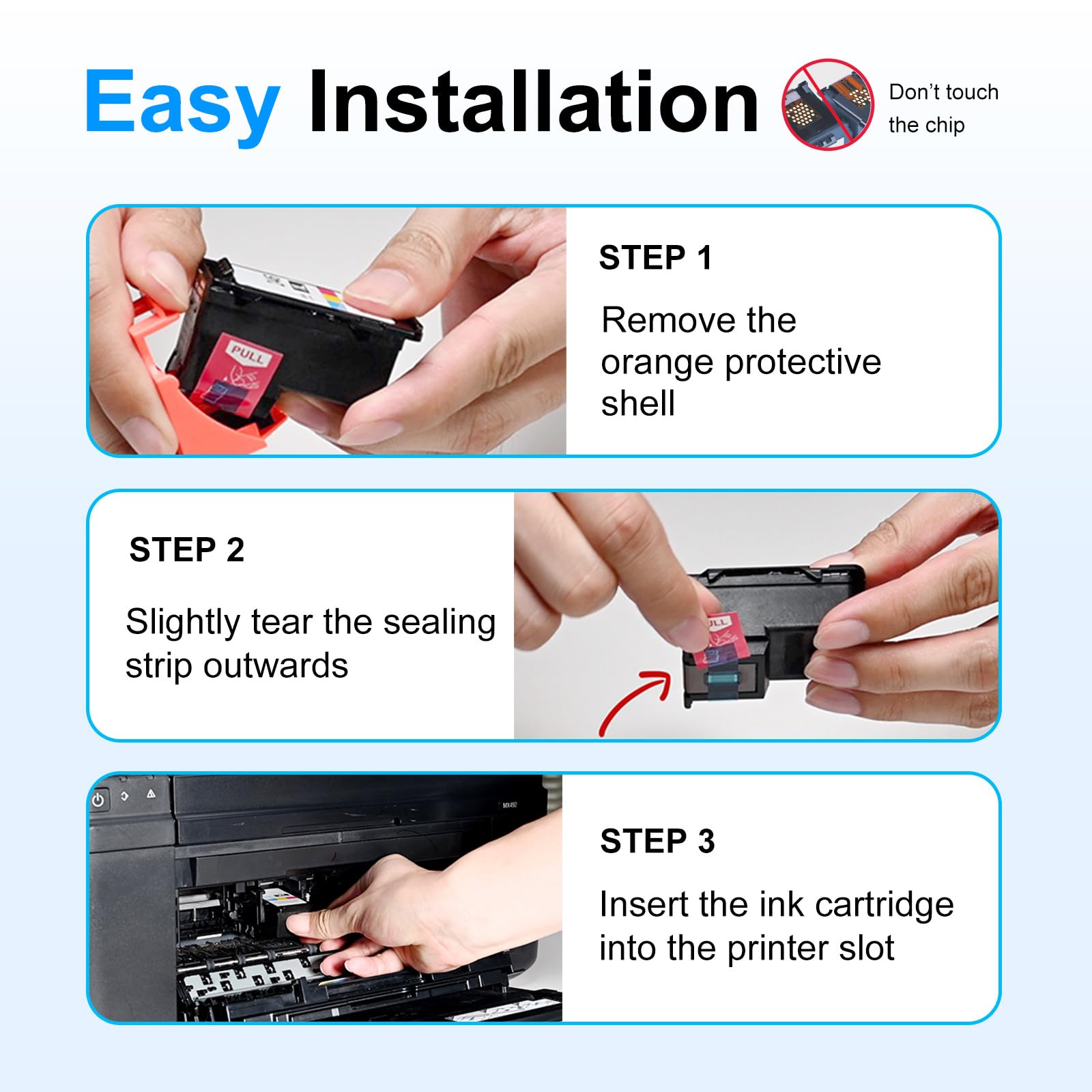 Cartuchos Hp 301 Hp 301 Negro Penguin 301XL Cartucho De Tinta Remanufacturado Para HP 301 XL Deskjet 1050 1510 1512 2050 2510 2540 2544 3050 3054 3059a Envy 4500 4508 5530 5535 4502 OfficeJet 2620 4630 4635 4636 Impresora 301 Tinta Hp