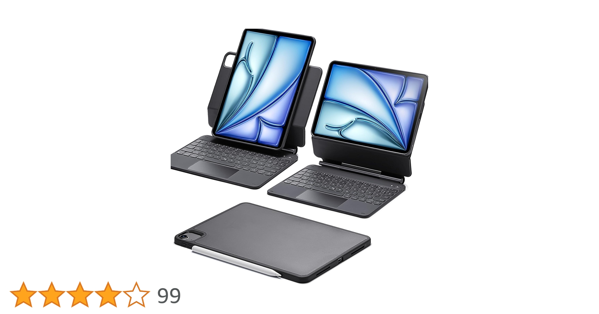 Amazon.co.jp: ESR iPad Air 11インチ用キーボード付きケース（M3/M2