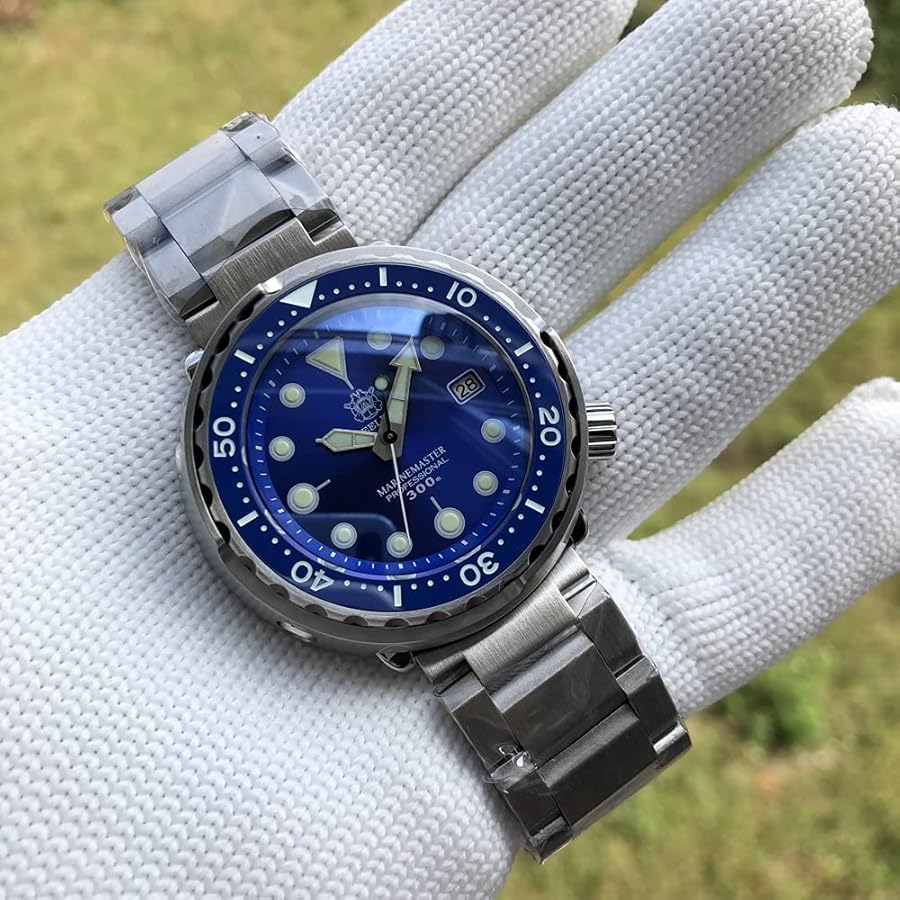 Amazon | STEELDIVE 腕時計 メンズ, 自動巻き 時計 ダイビング