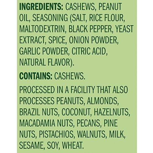 Miniatura 8 de Anacardos de sal y pimienta esmeralda 4 paquetes 5 onzas