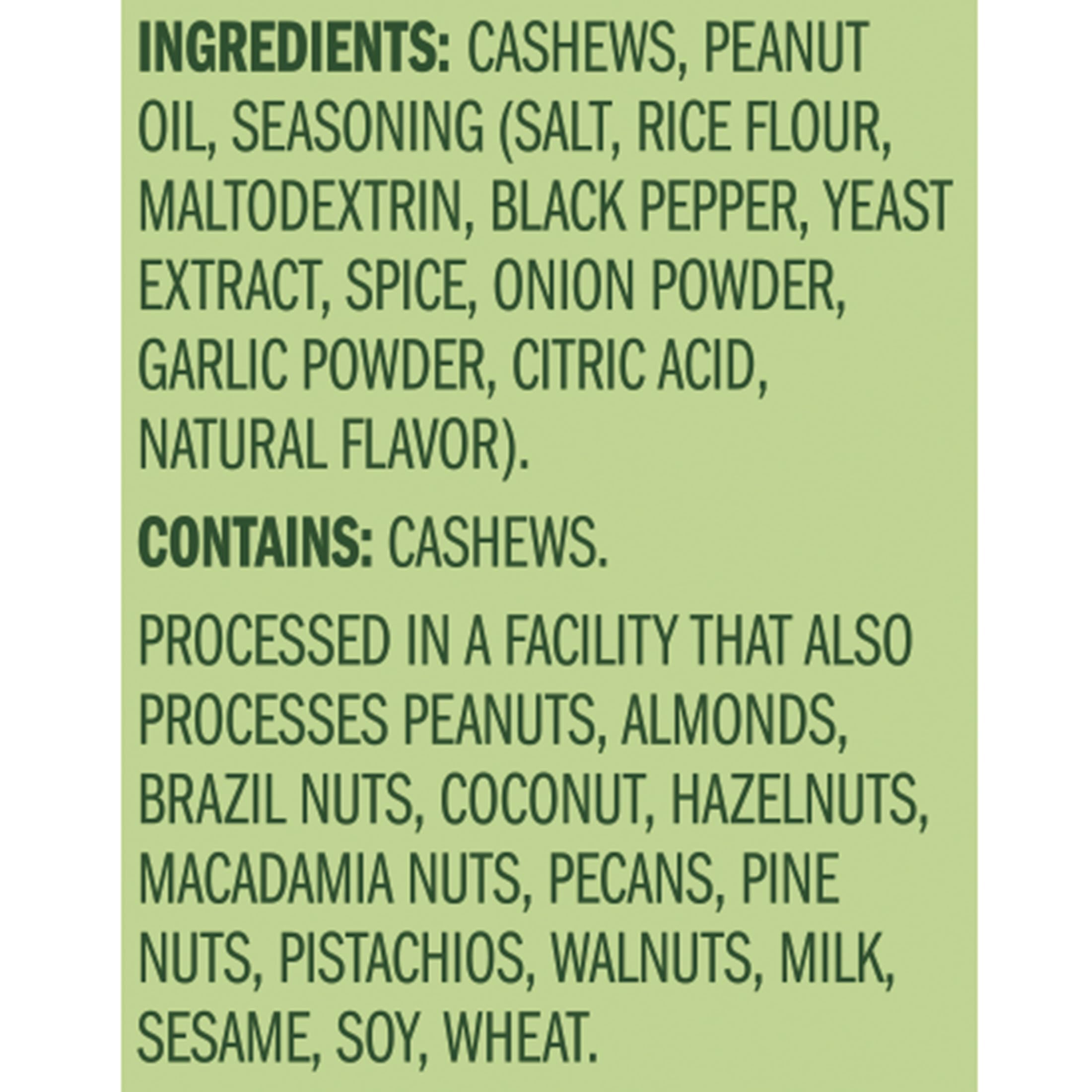 Snapklik.com : Emerald Salt & Pepper Cashews 5 Oz