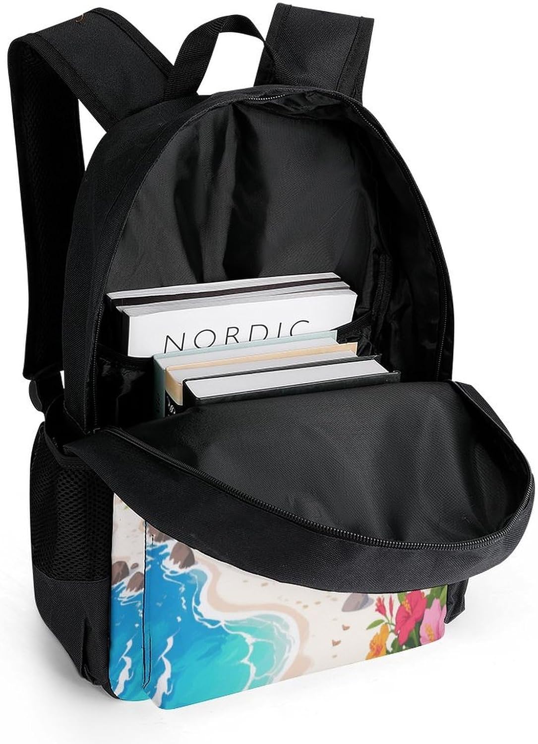 Hot Spring Volcanic Island Backpack Daypack Travel Backpack | Lightweight Casual Laptop Backpack for Women Men Aesthetic Travel Bag for Weekender Business Hiking Outdoor