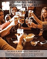 Vista 5 de Vasos de pinta, vasos de cerveza británica de 20 onzas, vasos de cerveza artesanales clásicos, vasos de cerveza de alta calidad, vasos de cerveza