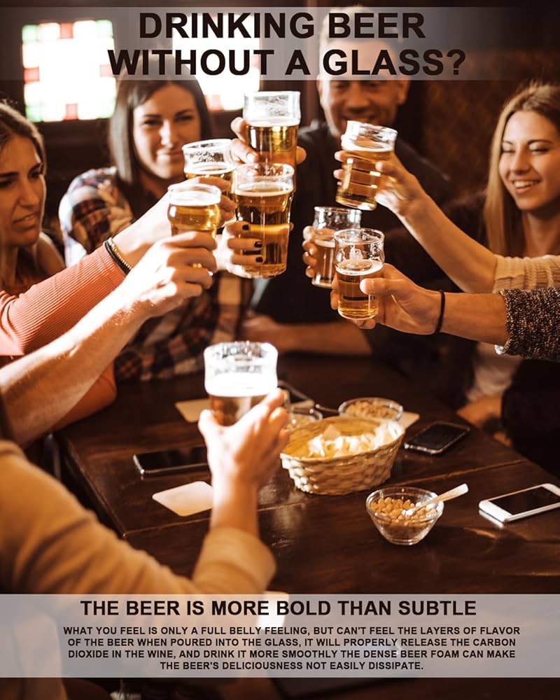 Amazon.com | Pint Glasses,20oz British Beer Glass,Classics
