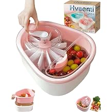 Fruit Cleaner Spinner Large Strawberry Cleaner Produce Wash with Lid