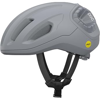 POC Amidal Aerodynamic Road Bike Helmet with MIPS Air Node Reinforced Rear Zones 360  Fit System and Integrated Knog Light Compatibility for Maximum Safety and Visibility