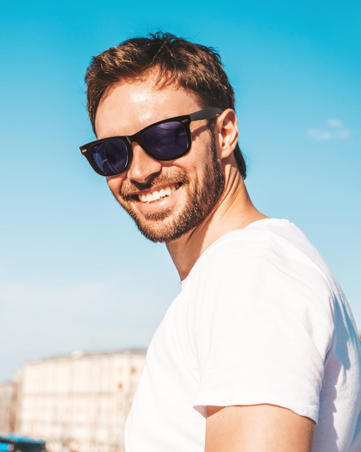 Myiaur Classic Sunglasses for Women Polarized Driving Anti-Glare UV Protection - Image 3