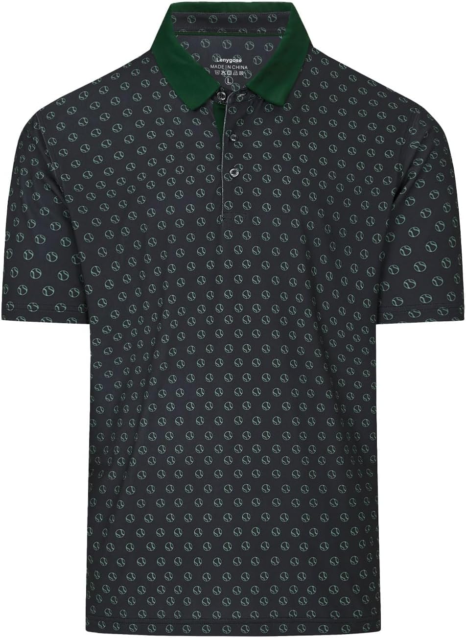 Men’s Moisture-Wicking Golf Polo Shirt