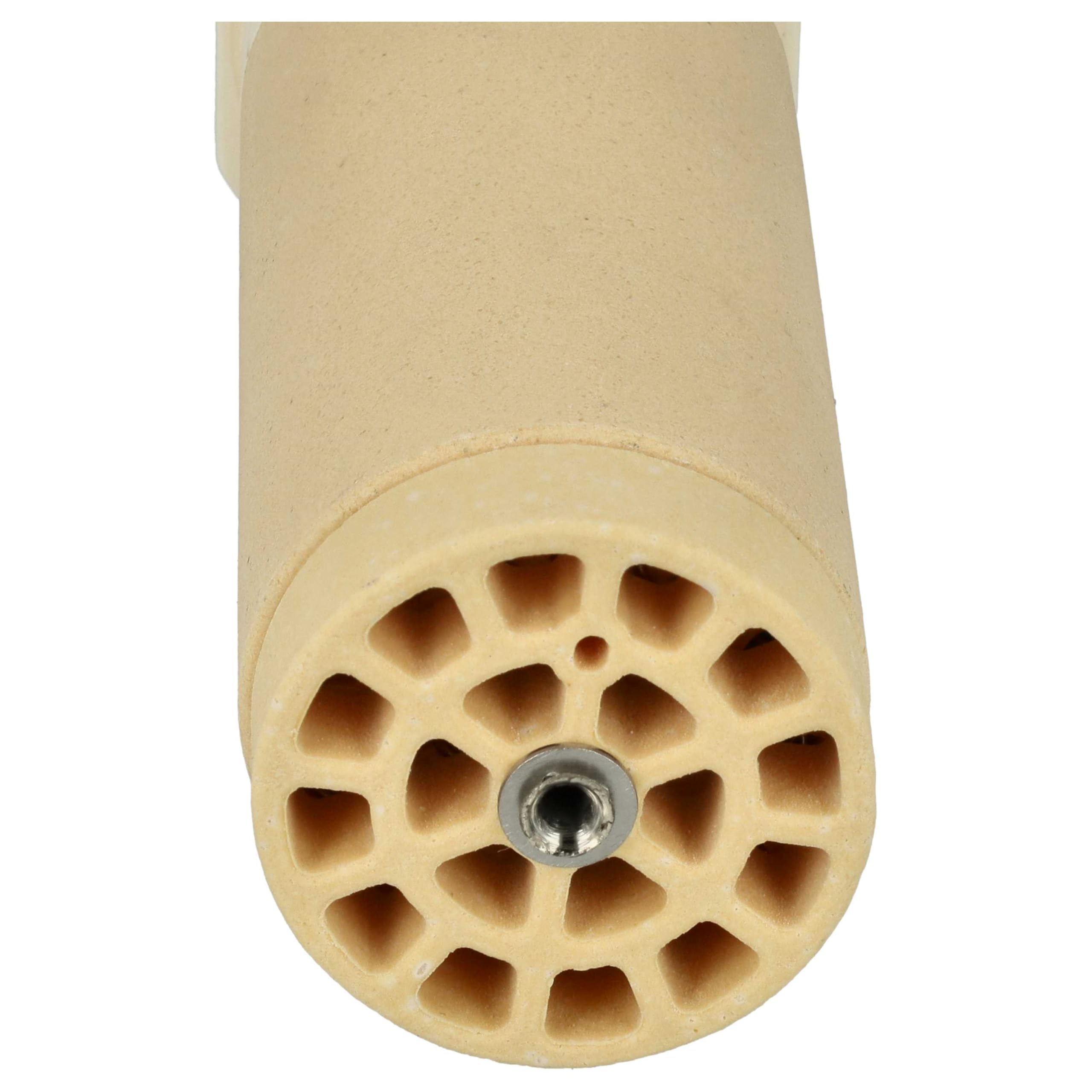 vhbw Elemento calefactor compatible con Leister UNIFLOOR S, UNIPLAN E pistola de soldadura de aire caliente - 2100 W, Cerámica, 3,2 x 9,2 cm