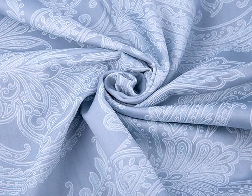 Miniatura 8 de Bahar Tekstil Juego de funda de edredón de 100 % algodón, juego de 3 fundas de edredón ligeras con dos fundas de almohada con cremallera (tamaño