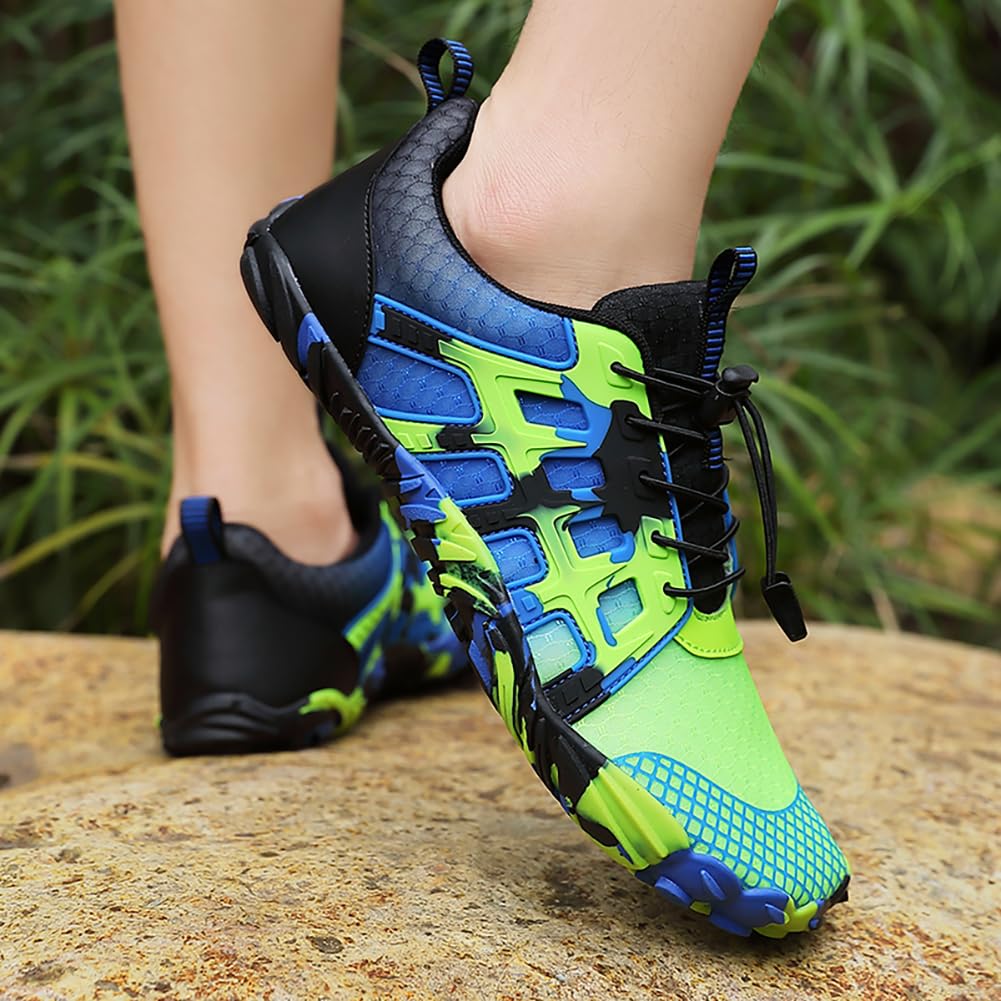 Scarpe Acquatiche Piedi Nudi per Donna Uomo, Sneakers Anfibie con Cinturino Elastico Asciugatura Rapida per Trekking, Surf, Pesca, Allenamento Sportivo