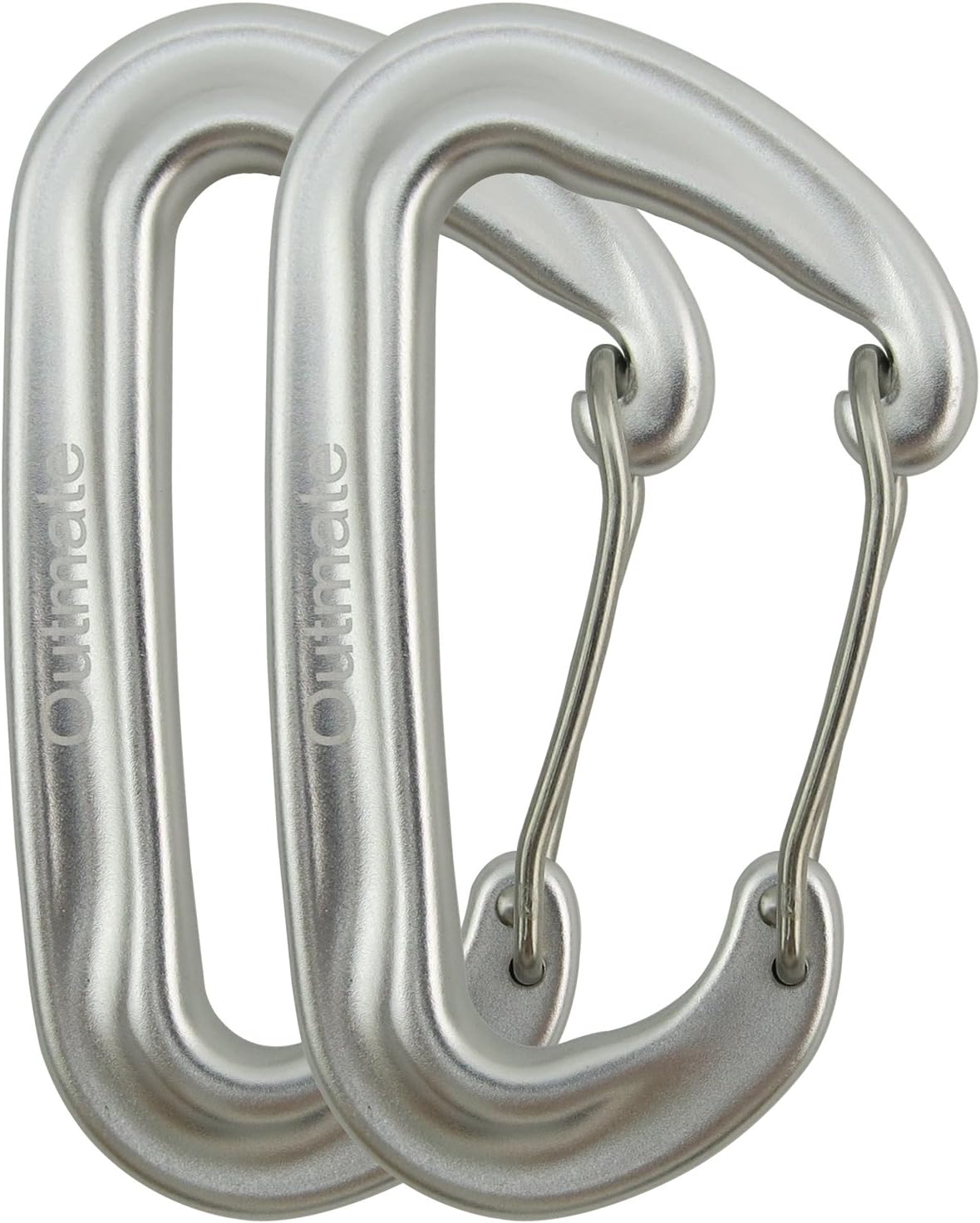 12kN 3.2"x2" Heavy-Duty Carabiner Clips - Durable, Lightweight Aluminum Alloy Carabiners for Hiking, Camping, Keychains, Dog Leashes, Hammocks & More