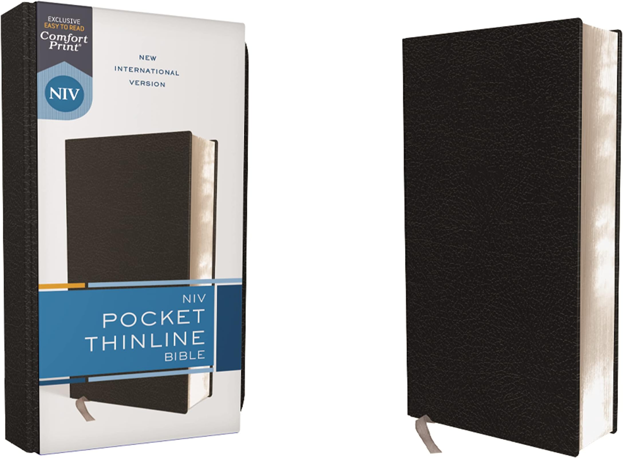 NIV POCKET THINLINE BL