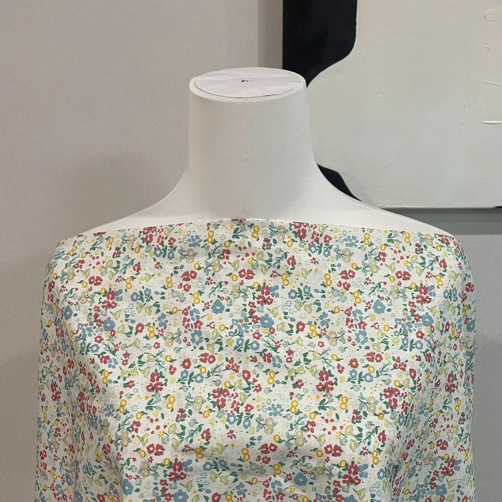 145 × 50 cm bawełniana tkanina z duszpasterskim kwiatowym wzorem dla dzieci, do szycia ubrań i spódnic, DIY, ręcznie robiona patchwork