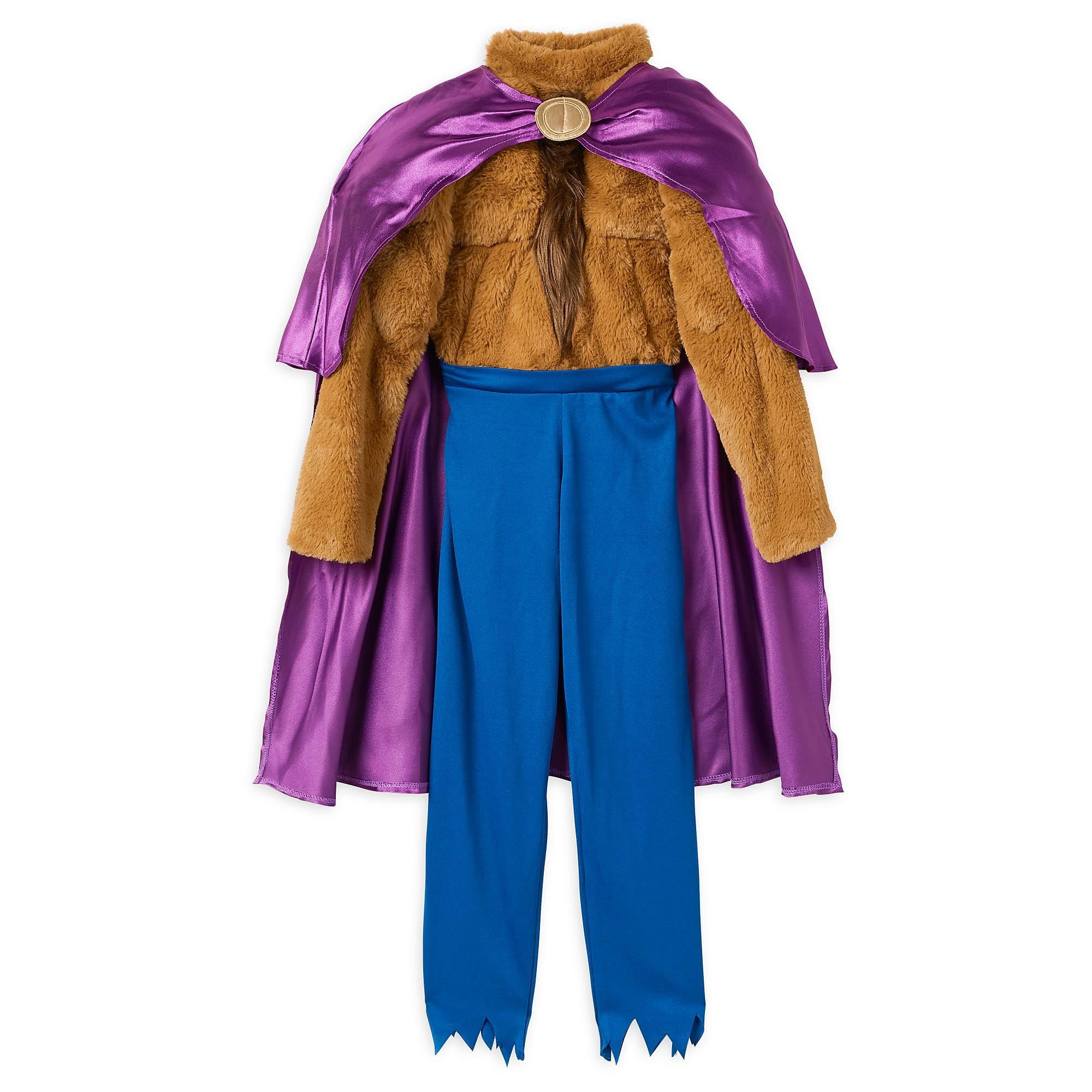 Disney Store Official Beast Costume for Kids Beauty & the Beast, 4 Piece Outfit with Bodysuit, Cape, Gloves and Headpiece, Age 4