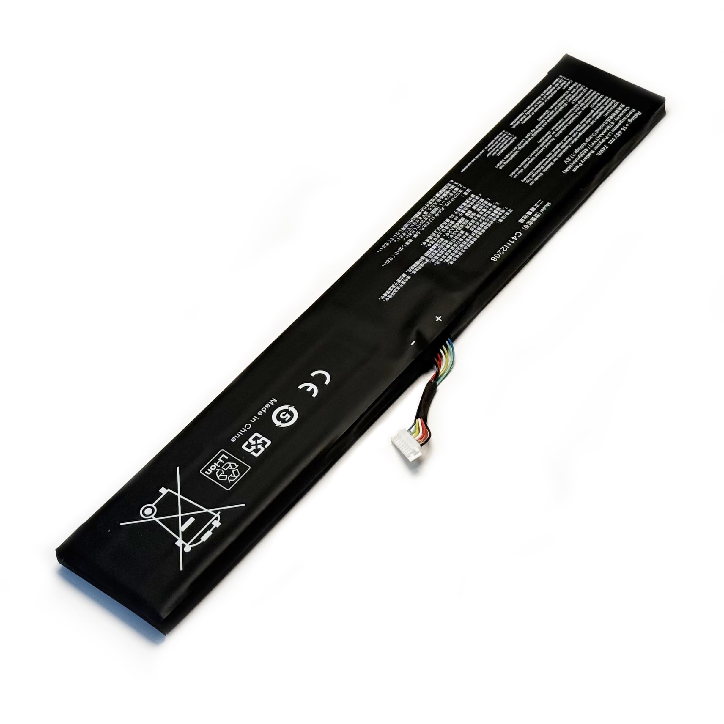 (15,48 V 74 Wh) C41N2208 - Batterie de rechange console de jeux pour Asus ROG Ally (2023) RC71L