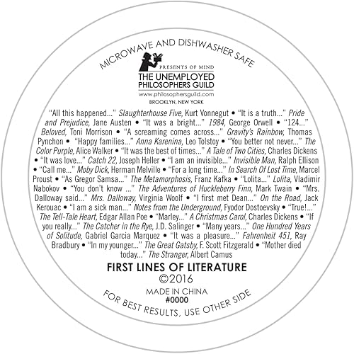 Miniatura 6 de Tazas literarias del gremio de los filósofos desempleados - viene en una divertida caja de regalo
