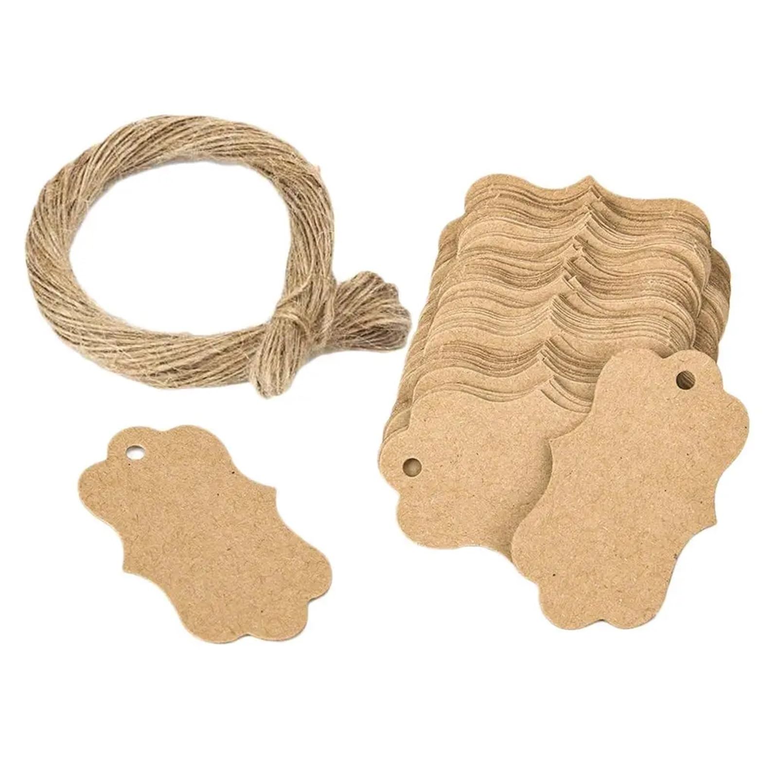 Zawieszka 2000 szt. metki cenowe, papier pakowy do sztuki i rzemiosła, ślub, Boże Narodzenie, 7 x 5 cm