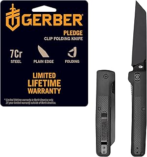 Gerber Gear Pledge Pocket Knife with Pocket Clip