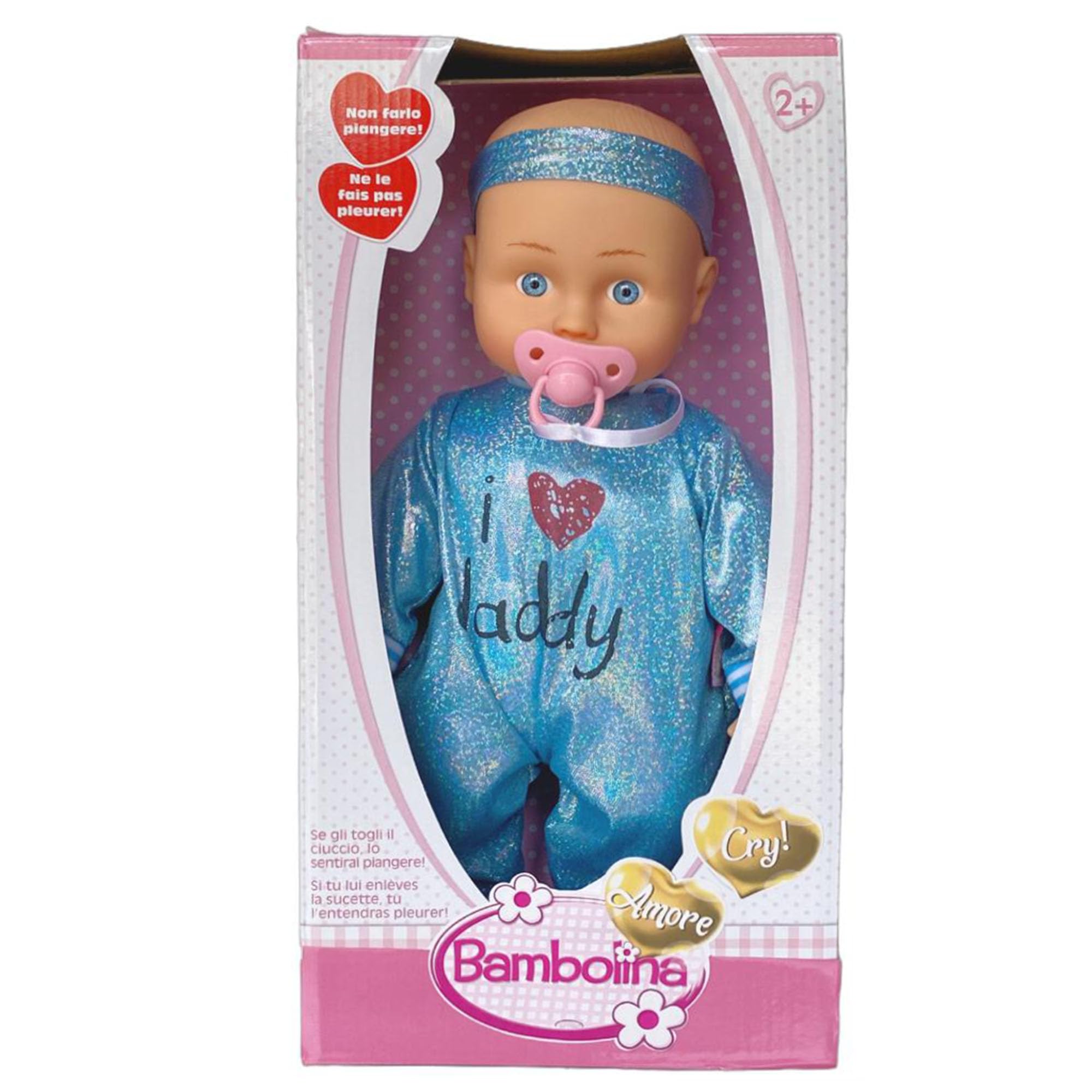 Bambolina Amore 36cm doll with crying sound