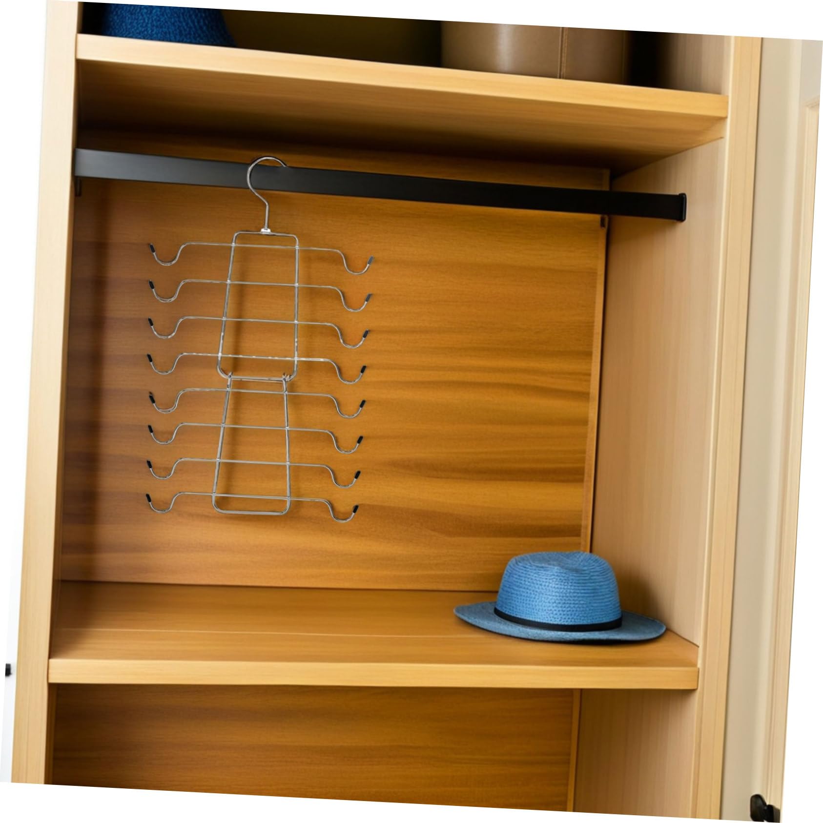 Grucce per Reggiseni 4pezzi in Ferro Argento, Pieghevoli | Gancio Girevole, per Canottiere e Costumi da Bagno, Uso Viaggio e Ordine Quotidiano