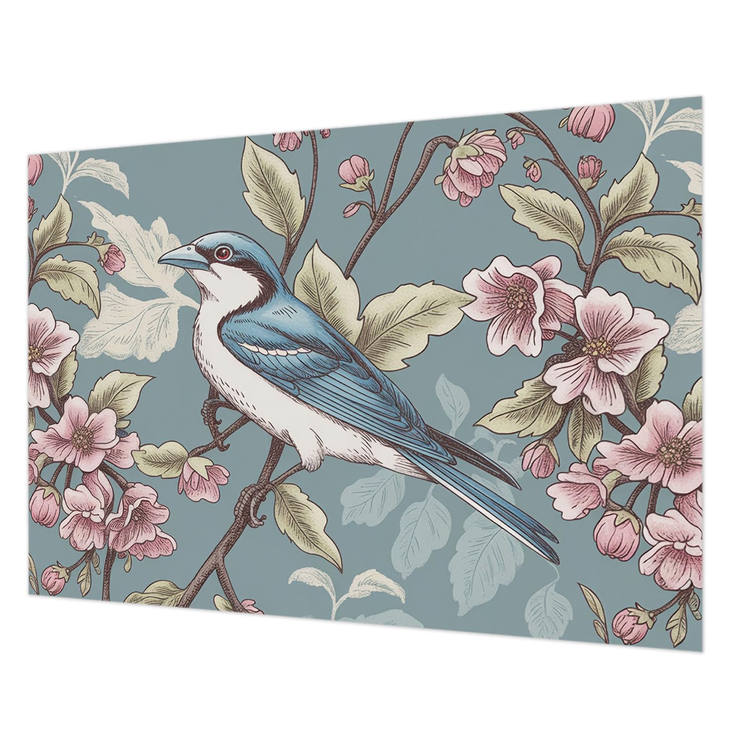 Papier peint facile à nettoyer 208x146 cm avec colle pour masquer les murs