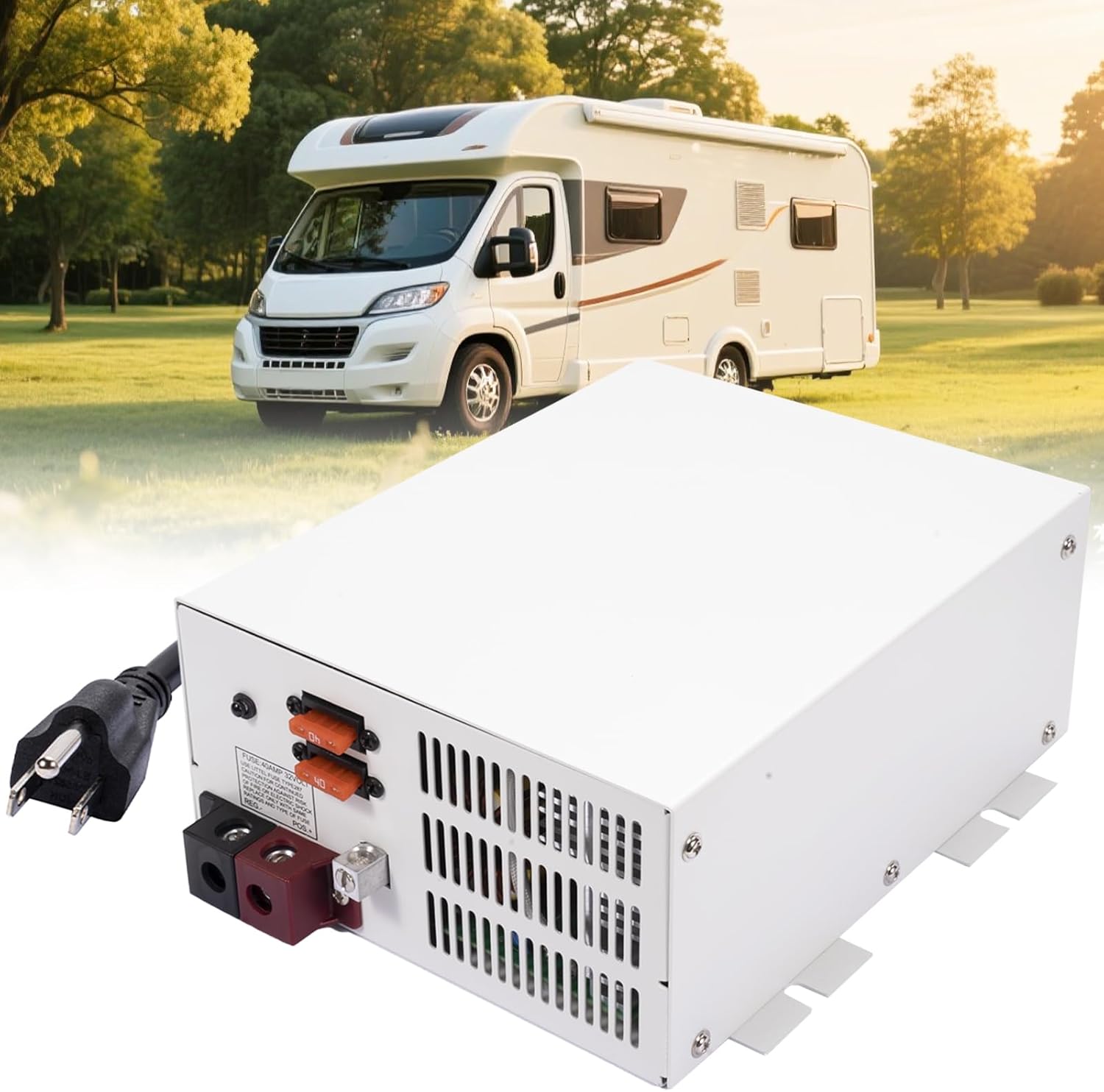 WF-9860 60 AMP RV Power Converter Replacement 110/120 VAC to 12V DC Camper Inverter Converter