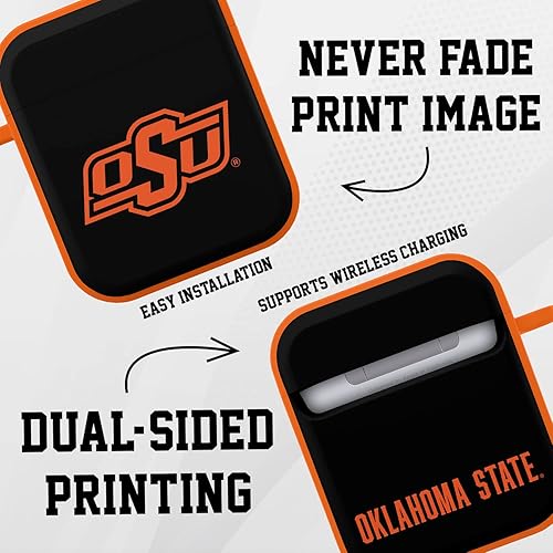 Miniatura 44 de AFFINITY BANDS Oklahoma State Cowboys Camo HDX - Funda compatible con Apple AirPods Generaciones 1 y 2