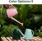 Bamworld Watering Can for Indoor Plants Long Spout Watering Cans for Garden Plants Indoor Outdoor Small Water Can for House Flower 1.8L 60oz 1/2 Gallon(Green)