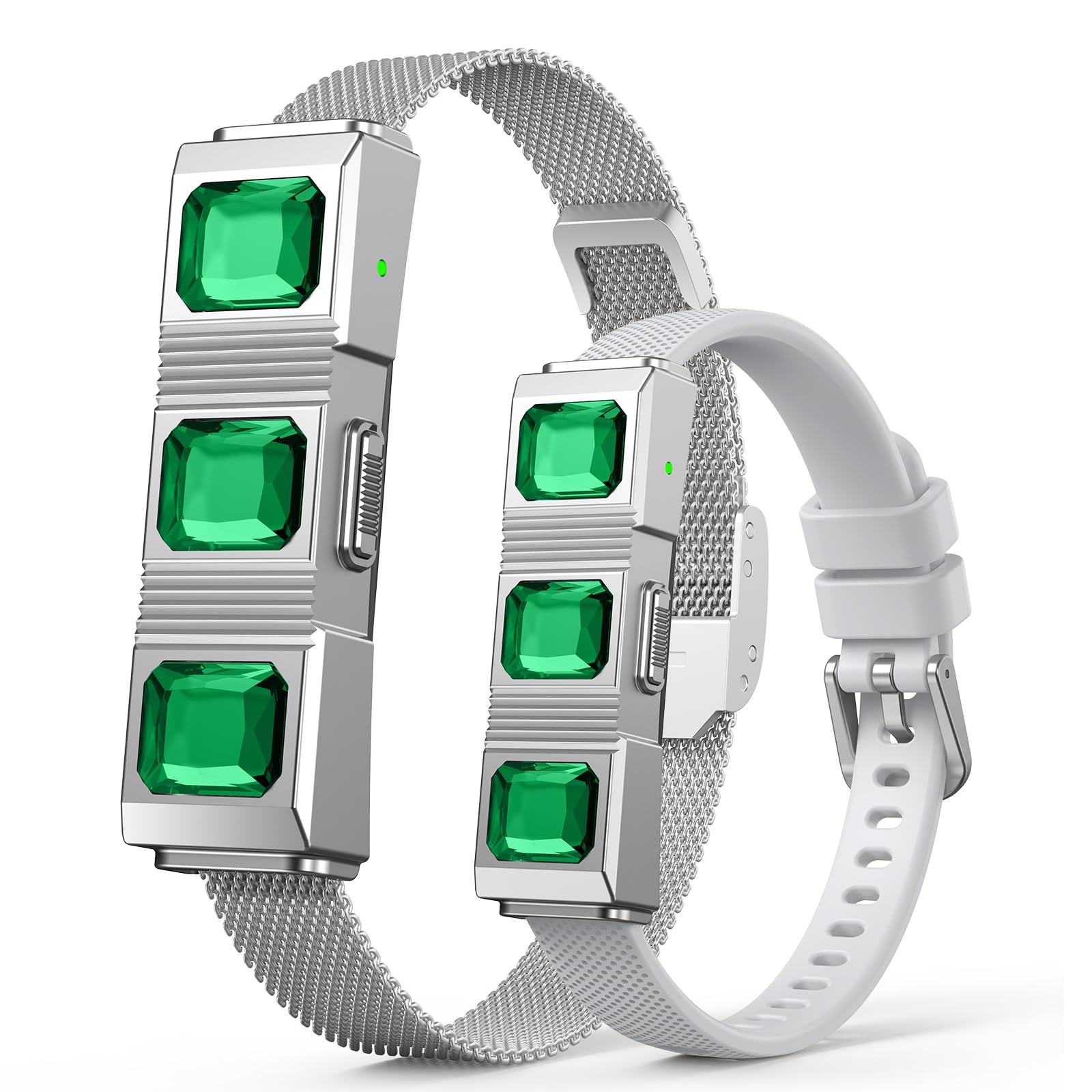 Smart Bracelet, Wearable Activity & Fitness Tracker Band, 24/7 Sleep Tracker, All-Day Continuous Heart Rate Blood Pressure Stress HRV Monitor, 170+ Sport Modes Smart Wristband with 2 Bands, Free APP