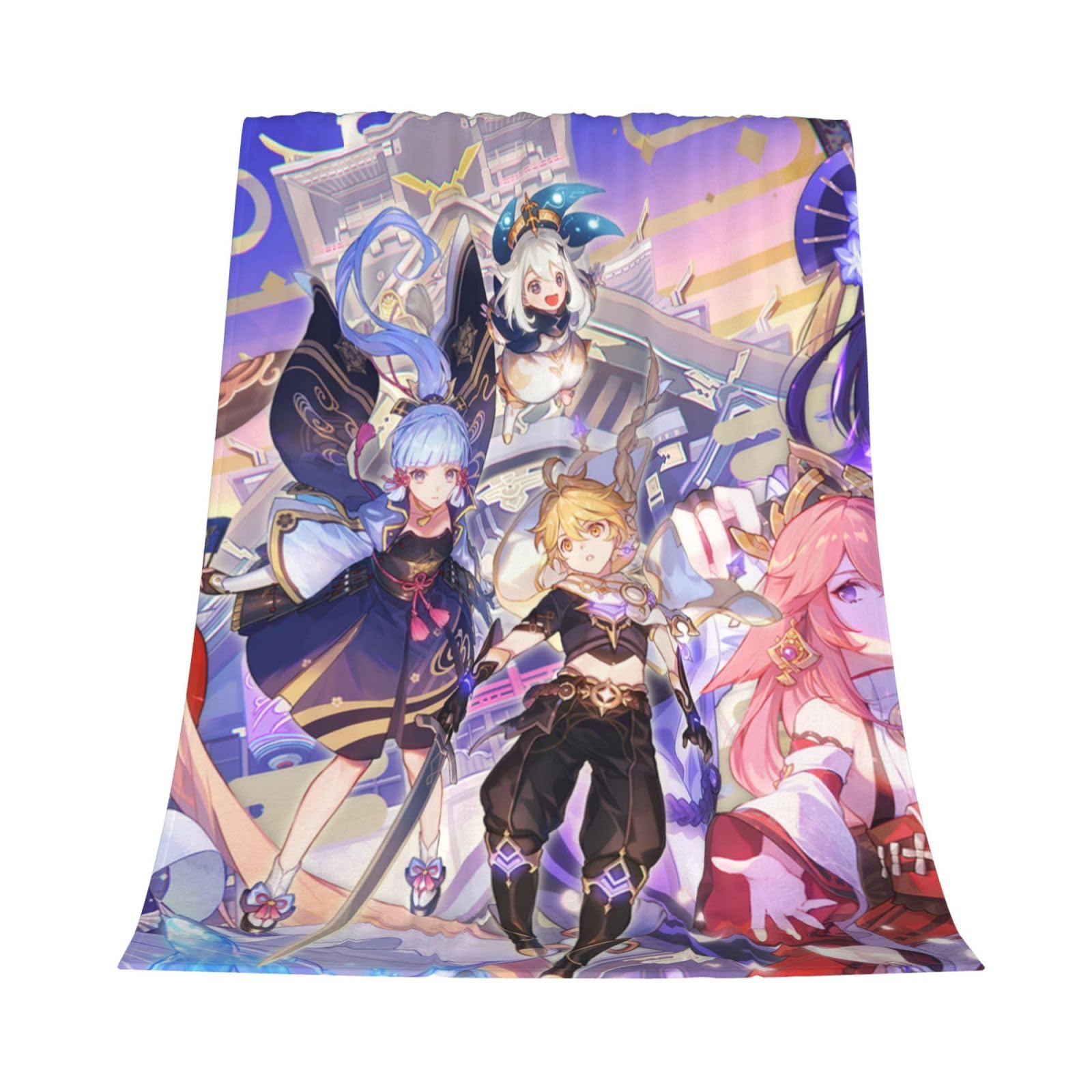 Plaid Genshin Impact pour réchauffer vos soirées gaming sur le canapé du salon
