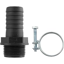 بركة مضخة/فلتر/نافورة المناسب 25 mm بارب-1 "بسبم المموج الأنابيب موصل 1" بسب = 33.3 MM عبر الموضوع