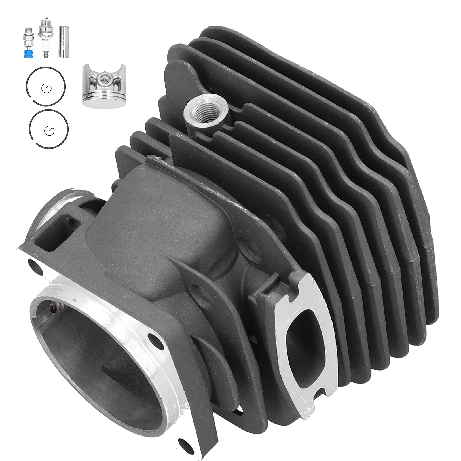 Kit de Pistón de Cilindro de 56mm, Accesorios de Motosierra de Jardín Aptos para 395 395xp, Suministros de Motosierra, Accesorios de Jardín