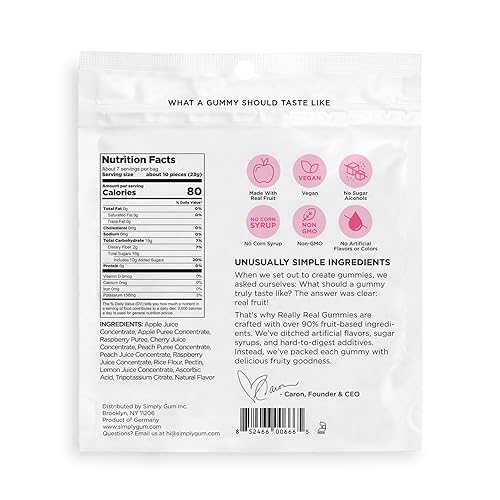Miniatura 9 de Simply Fruit Bites  Hecho con fruta real  manzana agria y cereza  1.8 onzas (paquete de 8)  Sin azúcar de caña + sin gluten + Kosher