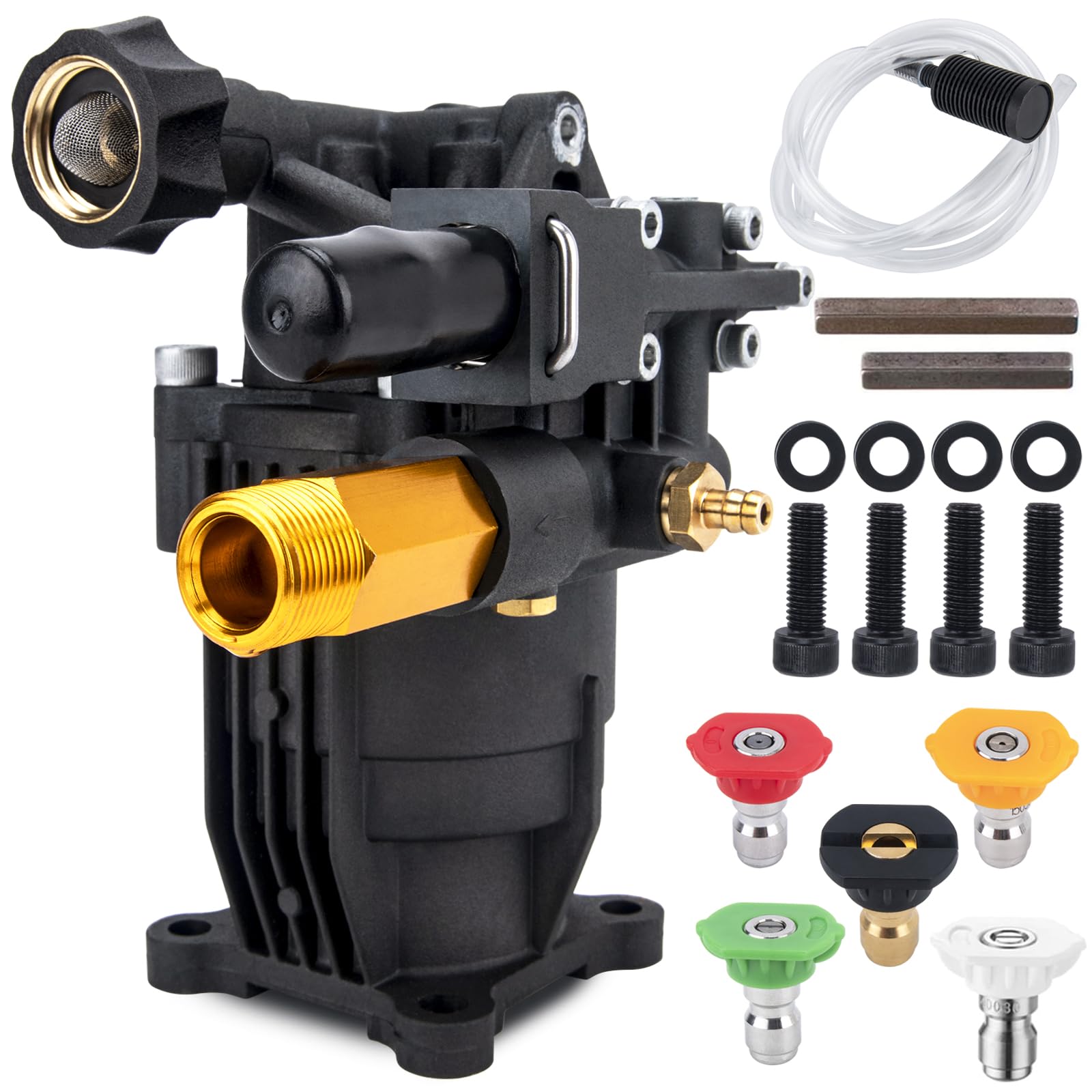 3300 PSI Pressure Washer Pump 3/4" Shaft Horizontal Power Washer Pump