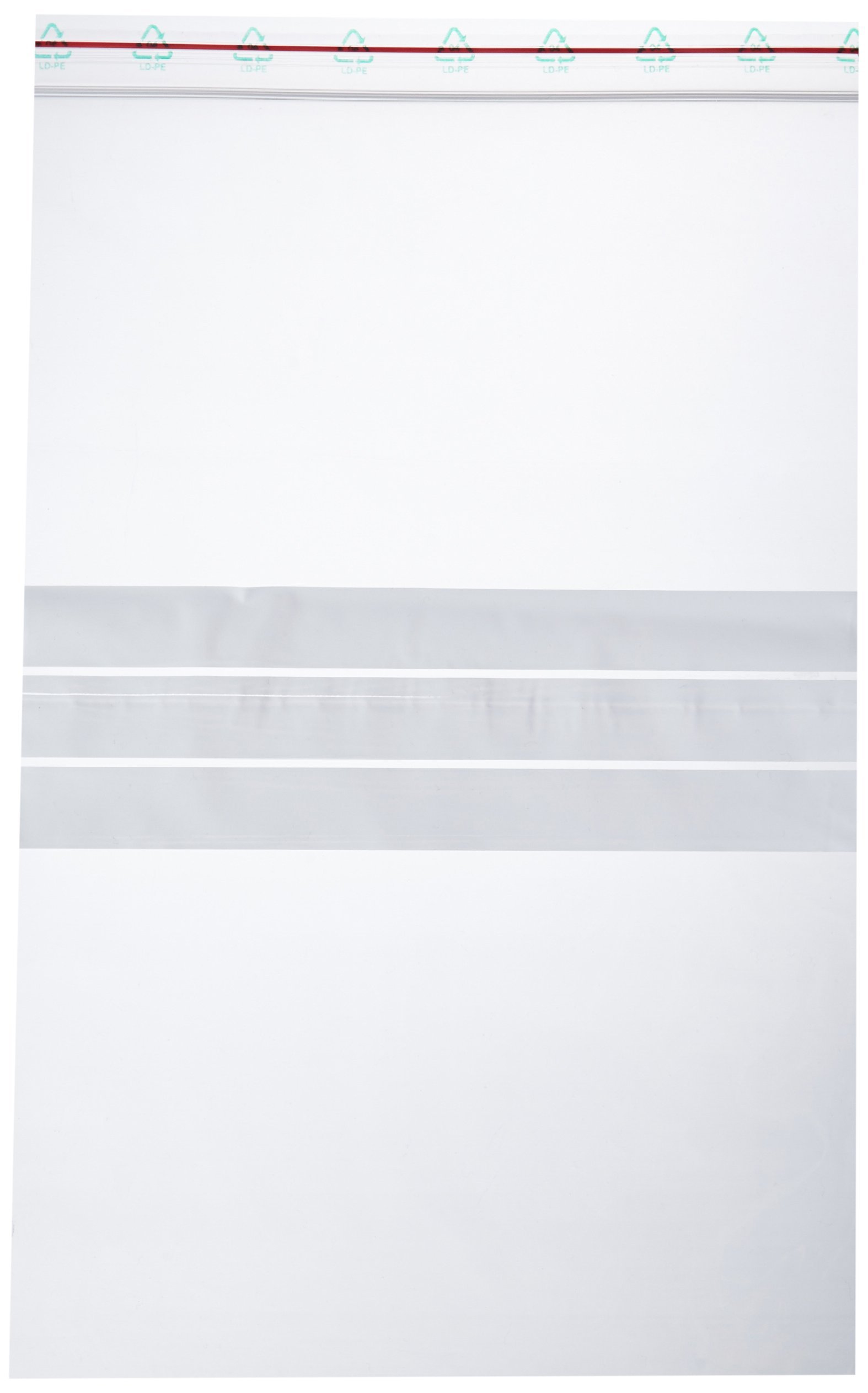 neoLab LDPE Beutel mit Beschriftungsfeld, Transparent, 300mm x 200mm, 100 Stück