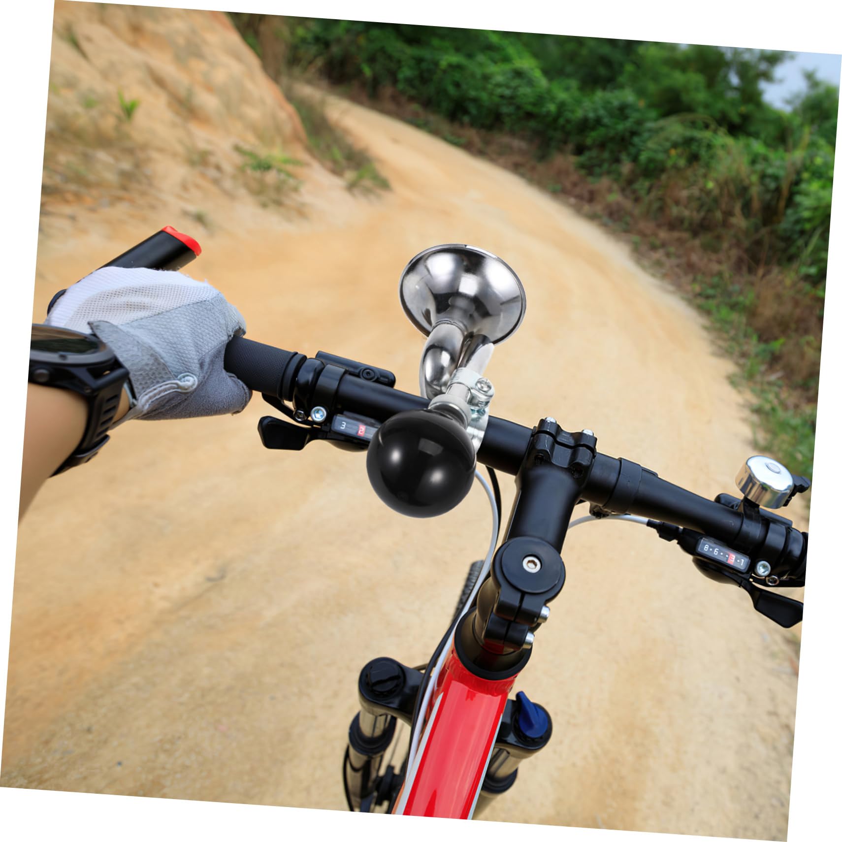 Toyvian Sonnette De Vélo Klaxon Fort pour Vélo Corne Klaxon De Vélo pour Adultes Cloches Klaxon De Vélo Électrique Fort Sonnerie De Vélo Sonnette Vélo Bike Hornhorn