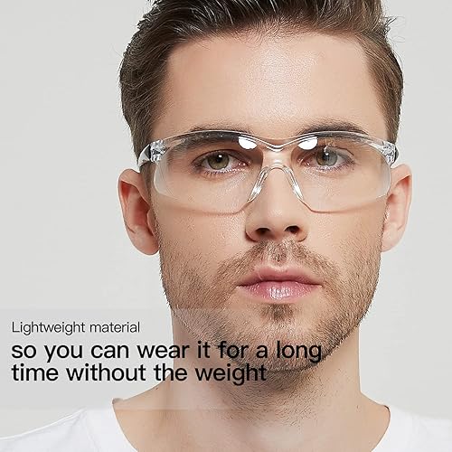Miniatura 3 de Gafas de seguridad antivaho y gafas para sobre anteojos, equipo de protección ocular ideal