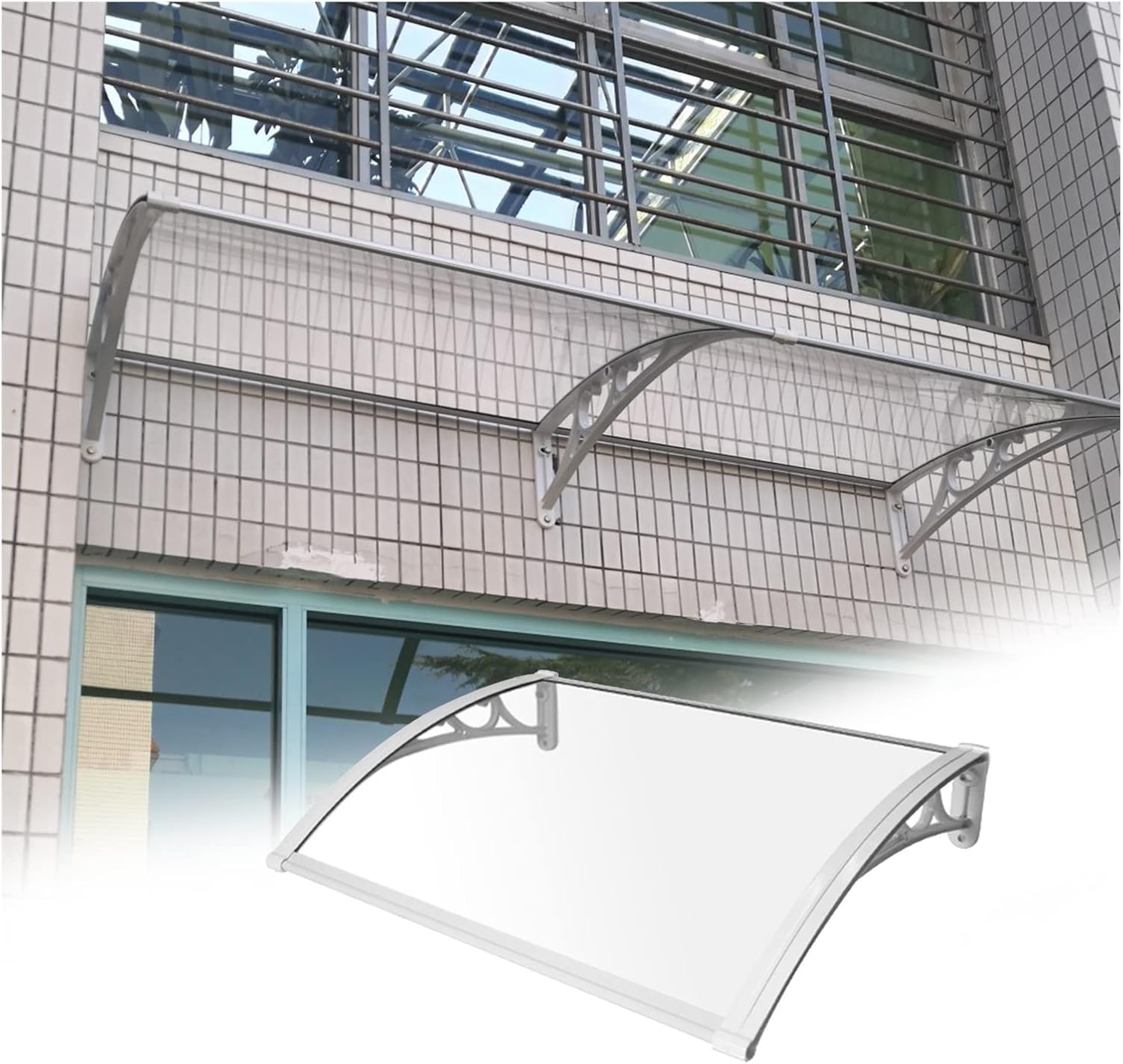 Kuppelmarkise Faltbar - Rundes Vordach Für Balkon & Terrasse, Wasserabweisend