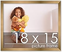 Vista 276 de Poster Palooza Marco de madera de bronce dorado de 26 x 34 pulgadas, acrílico UV, respaldo de tablero de espuma y accesorios para colgar incluidos