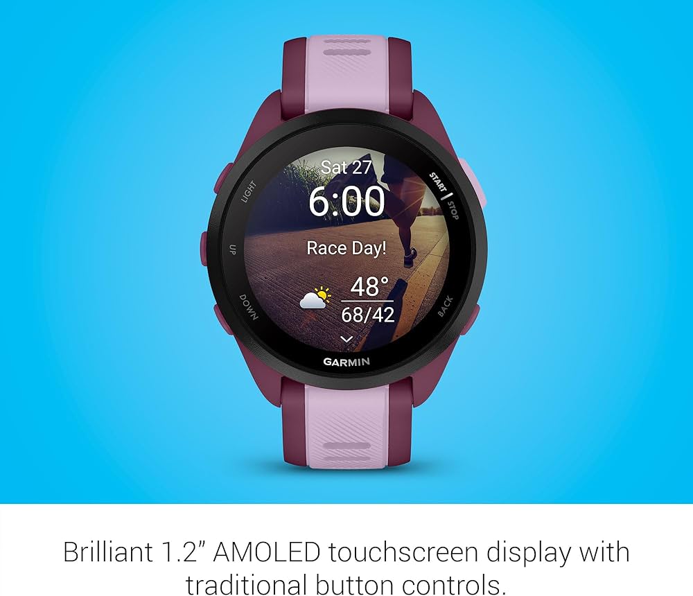 Garmin Forerunner 165 Music, Running Smartwatch, Colorful AMOLED Garmin Forerunner 165 Music, Running Smartwatch, Colorful AMOLED