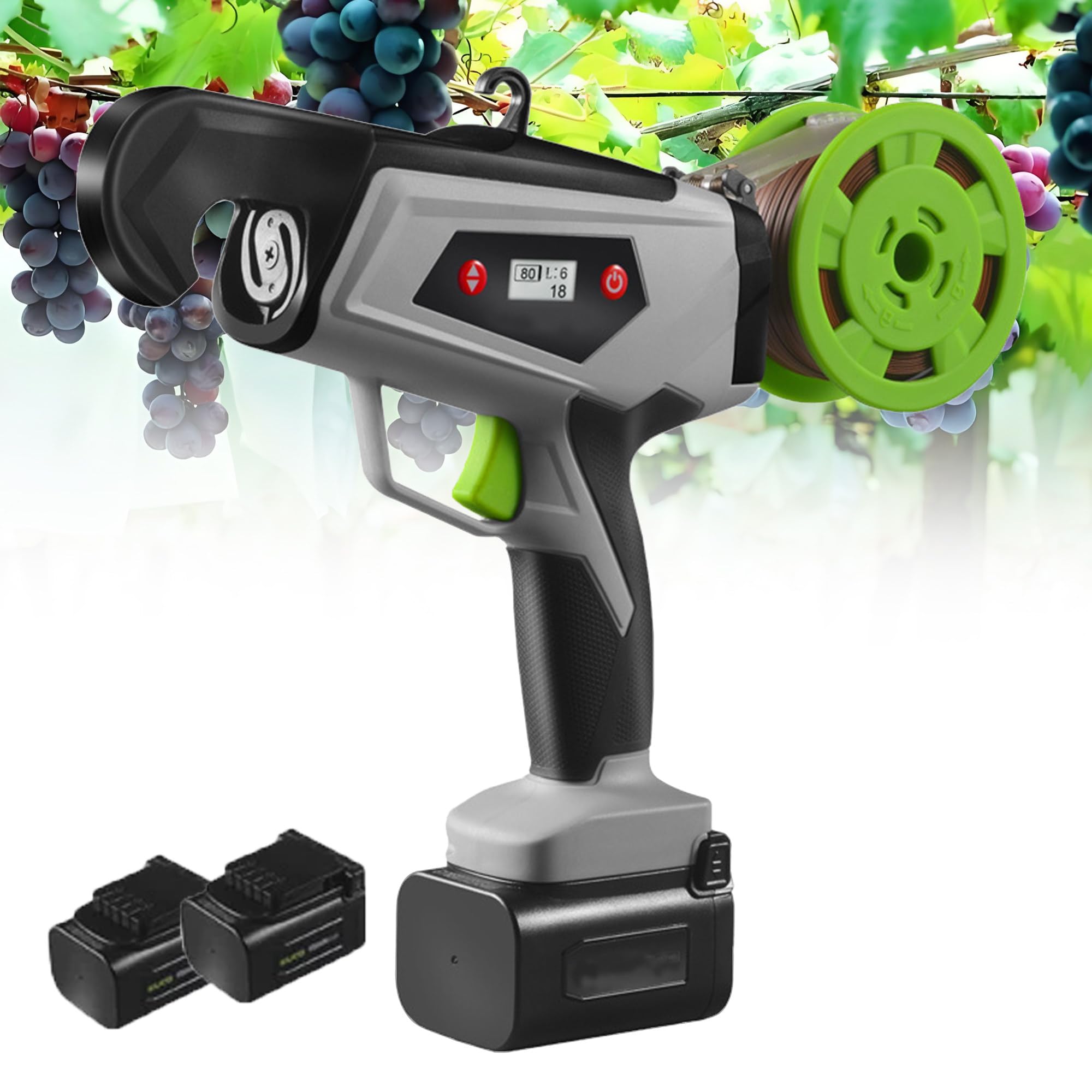 Legatrice per Piante con Display LED, capacità 25 mm per tralicci