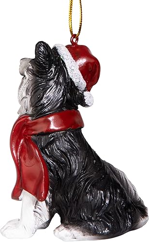 Vista 174 de Design Toscano - Figura de perro para decoración navideña.