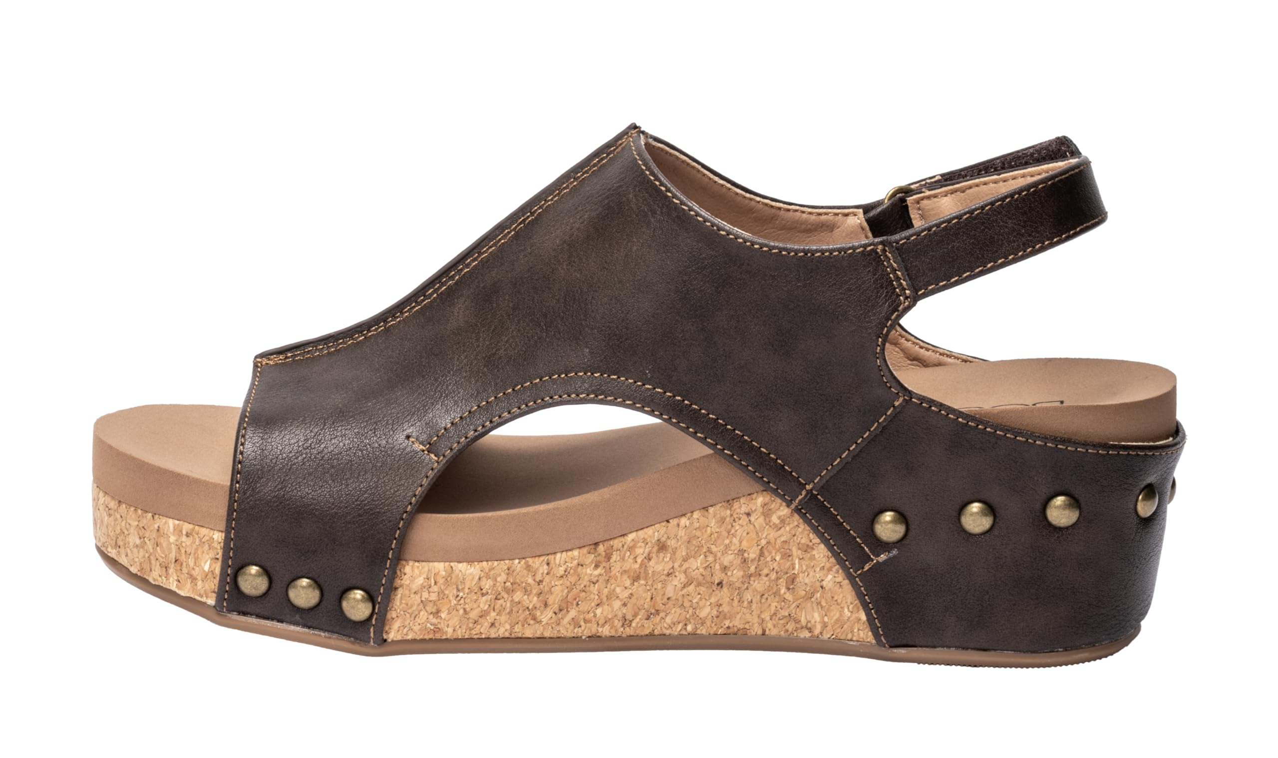 Corkys Footwear Volta Wedge - Chic Elegance Meets All-Year Comfort with a 2-Inch Cork Heel and Marshmallow Insole for Stylish Everyday Wear and
