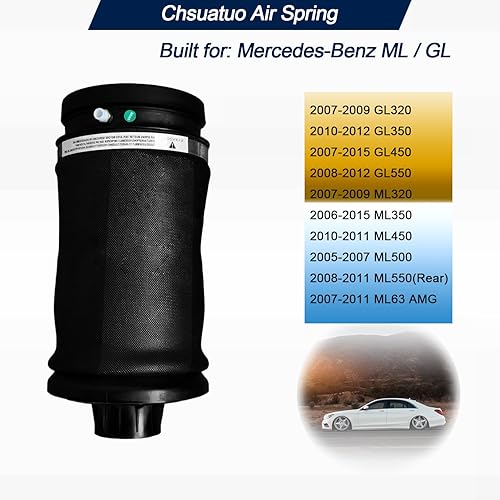 Miniatura 4 de Chsuatuo Suspensión trasera con resorte de aire para Mercedes Benz W164 X164 GL320 GL350 GL450 GLE350 GLE350 GLE450 AMG GLS450 ML320 ML350 ML450