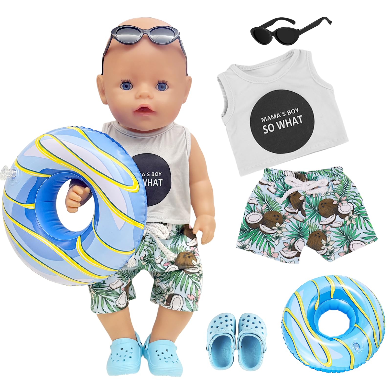 Swimming Set for 14-18inch Dolls